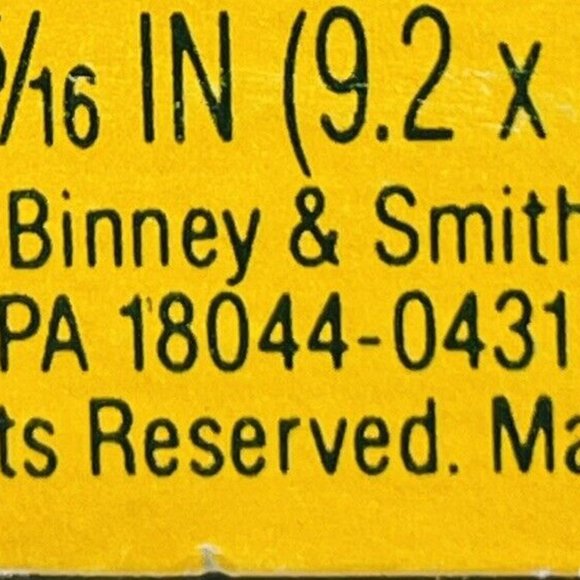 Ultra Orange Crayola Crayon Fluorescent Retired Permanent Name Change Vintage - Picture 9 of 9